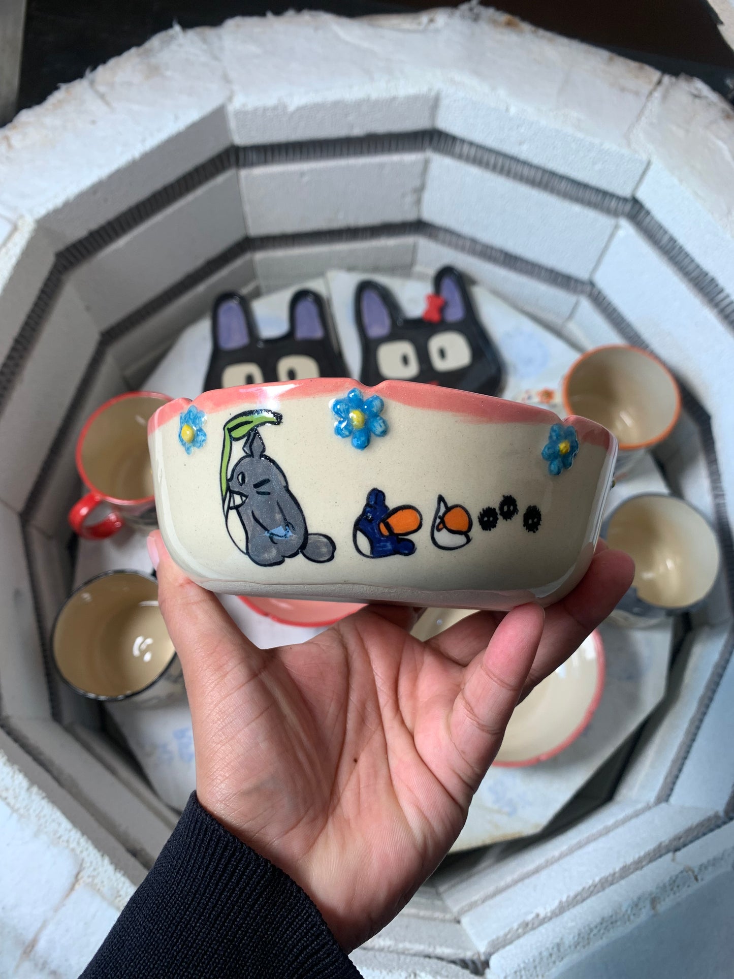 Totoro pasta bowl