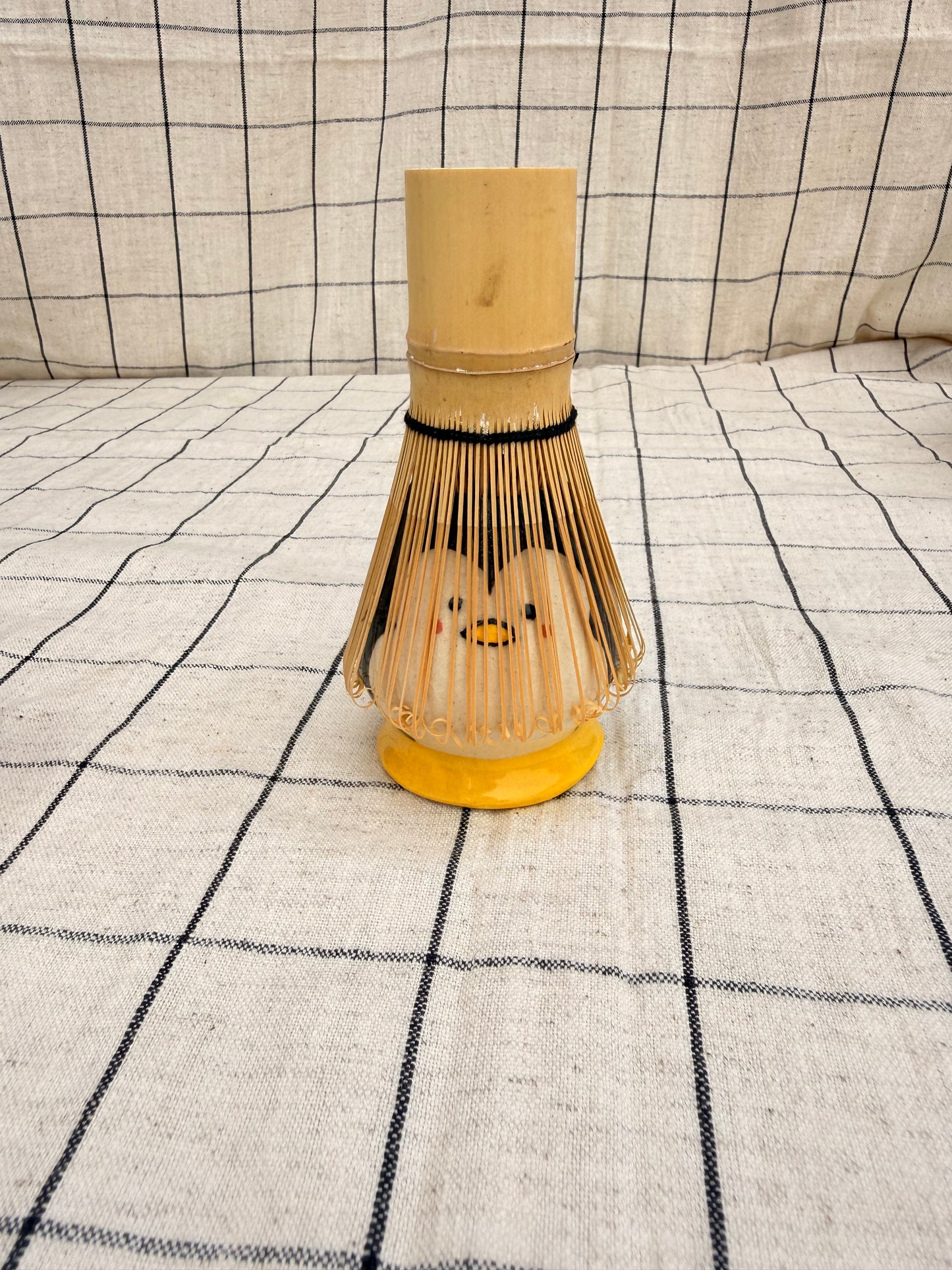 Black penguin whisk holder