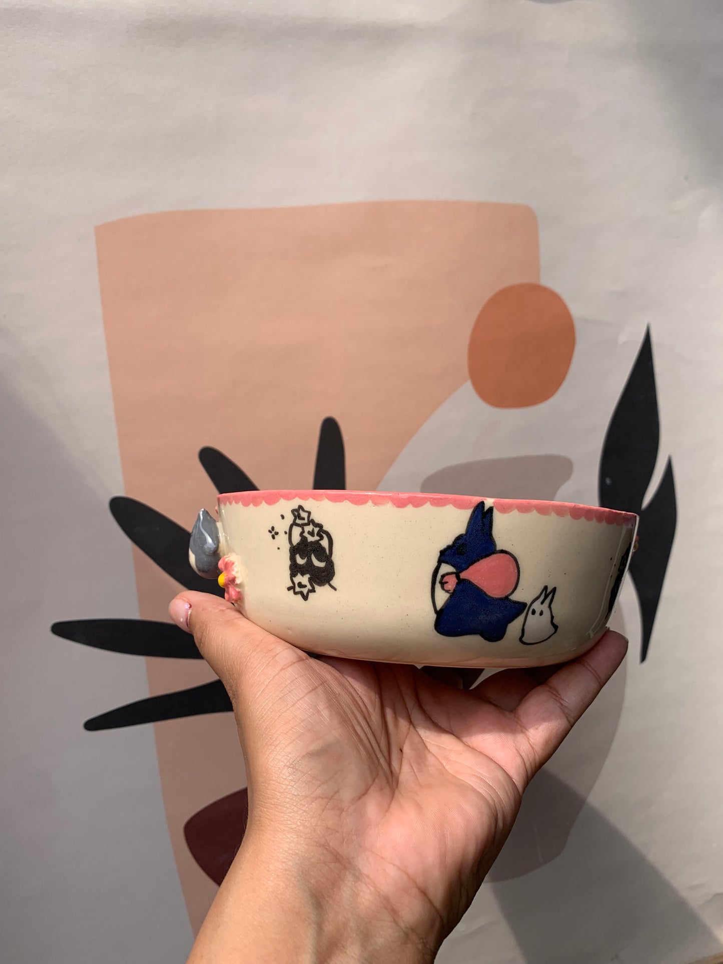Totoro 3d pasta bowl