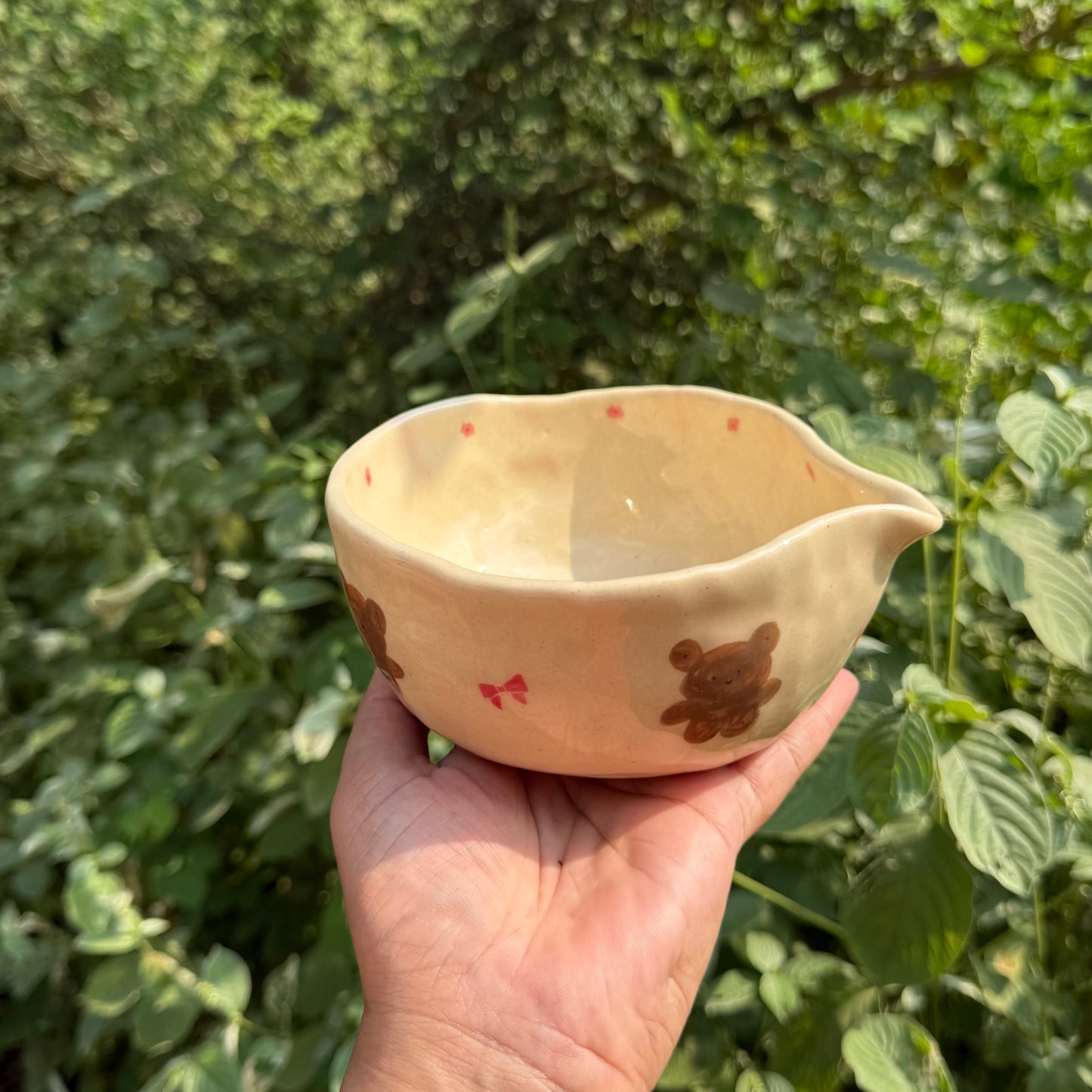 Teddy Matcha Pourer+Whisk Holder