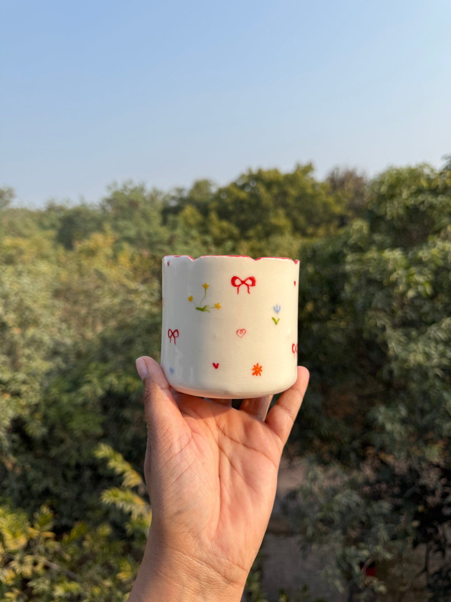 Valentines coffee tumbler