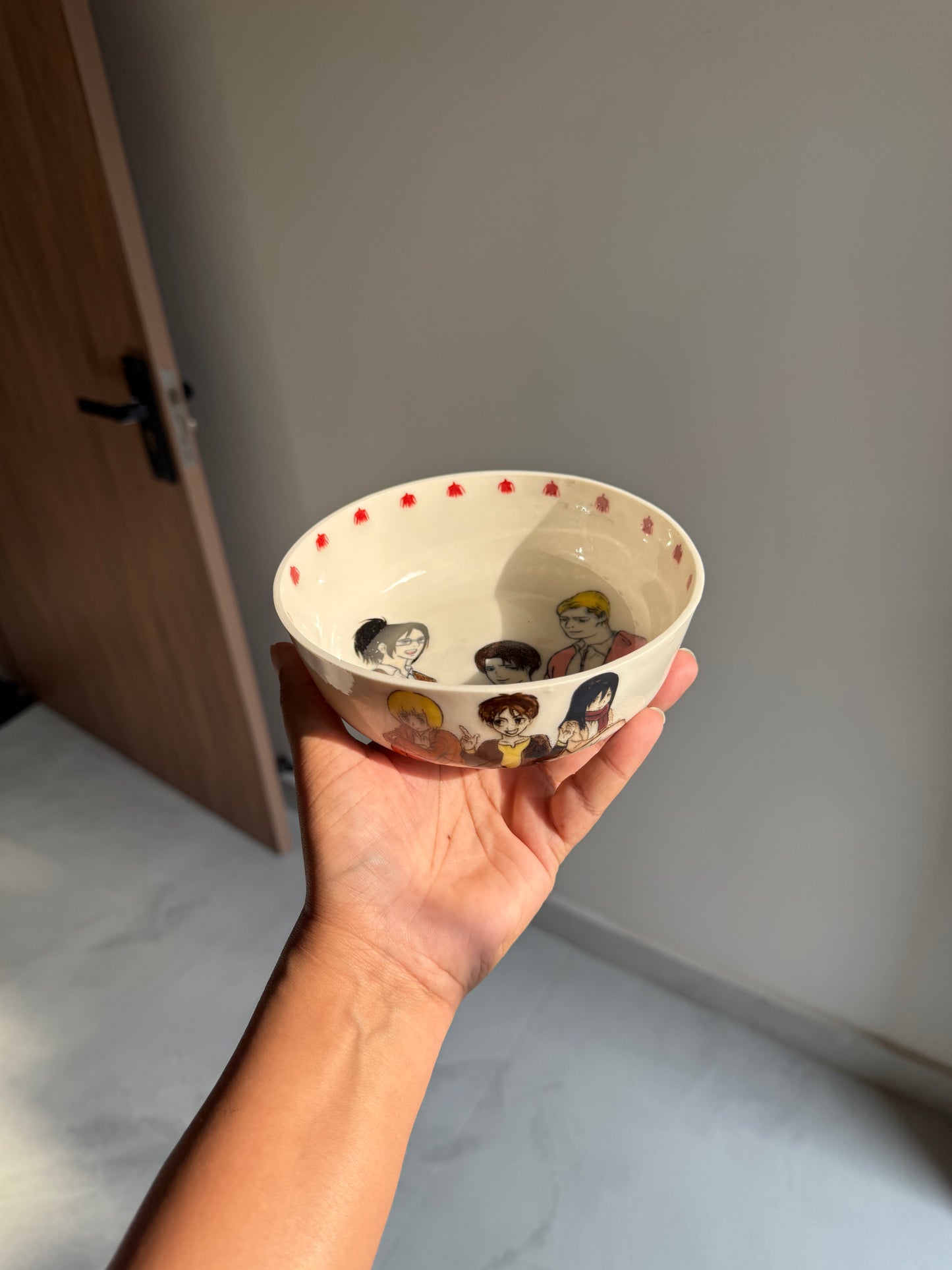 Attack on Titans pasta bowl