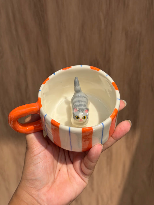 Grey Cat mug