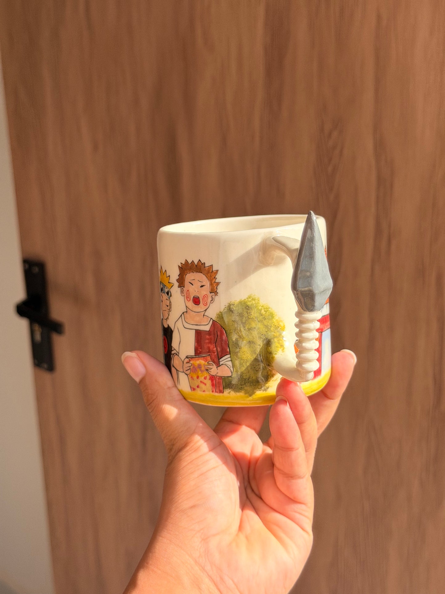 Naruto village life mug