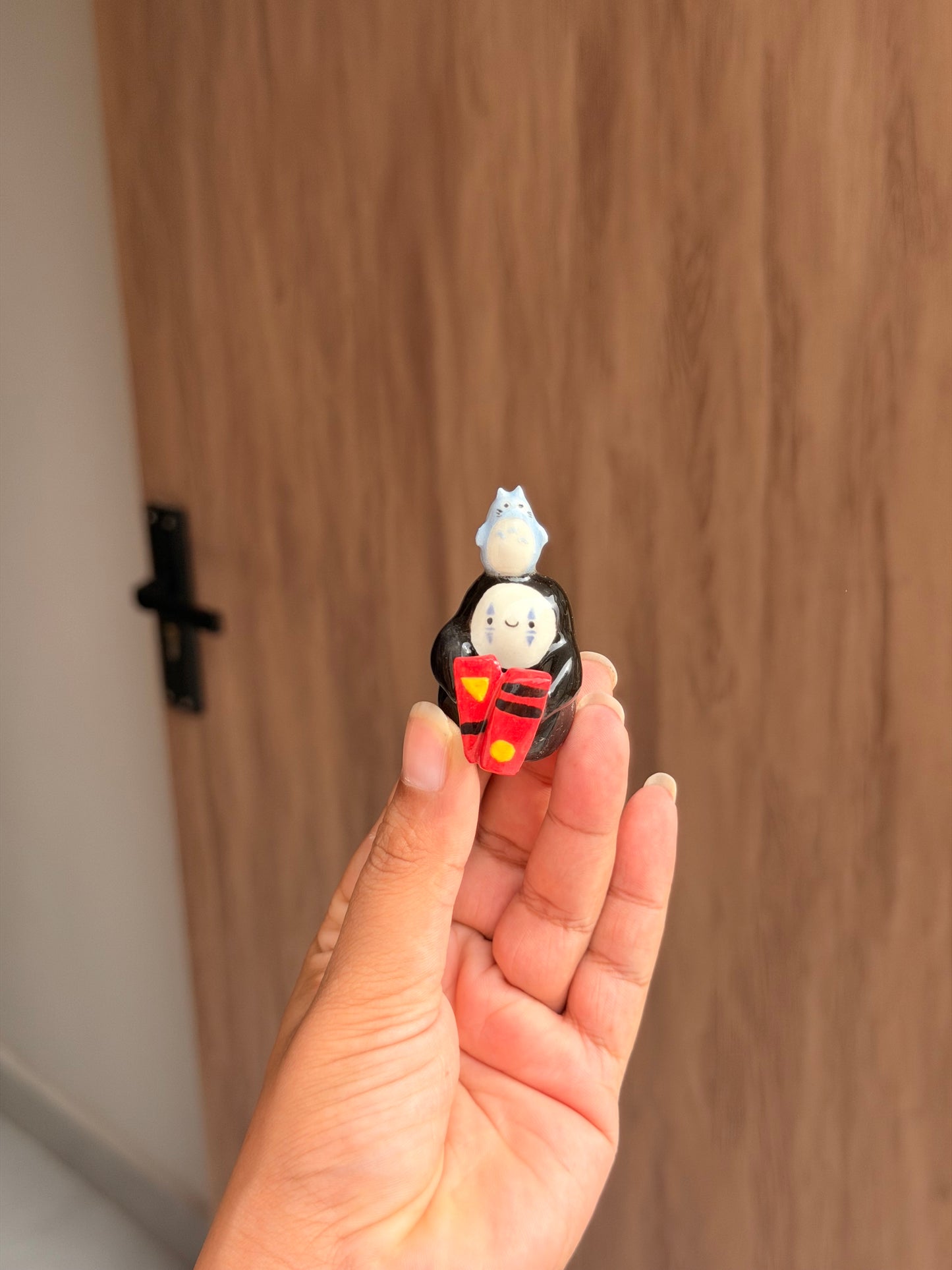 No face Chashaku holder
