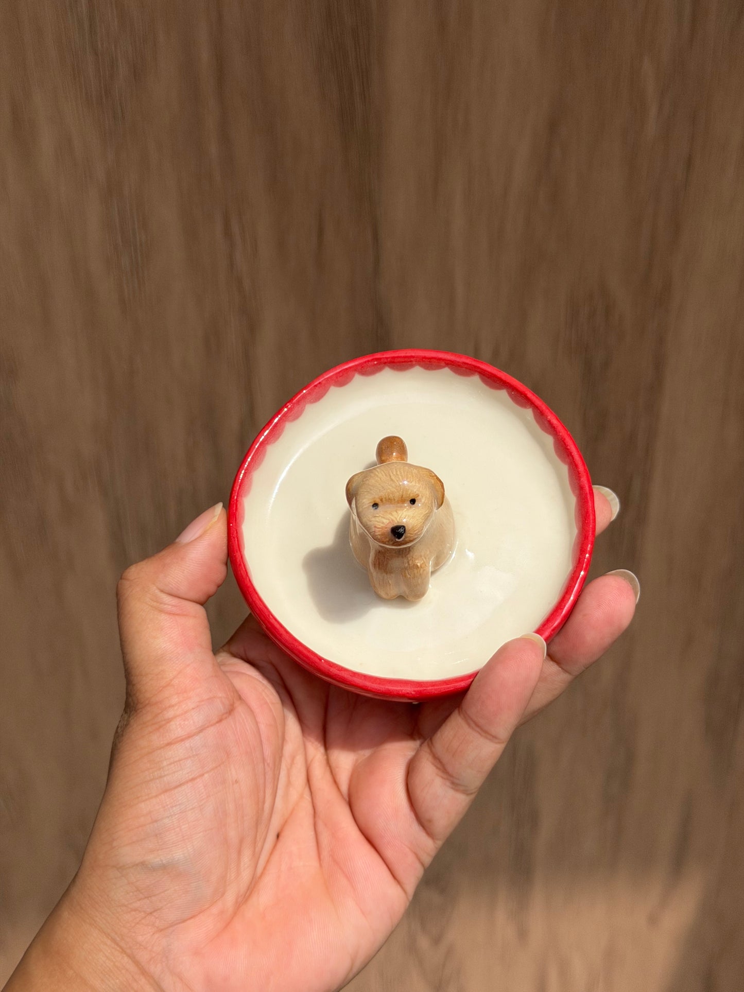 Poodle trinket tray