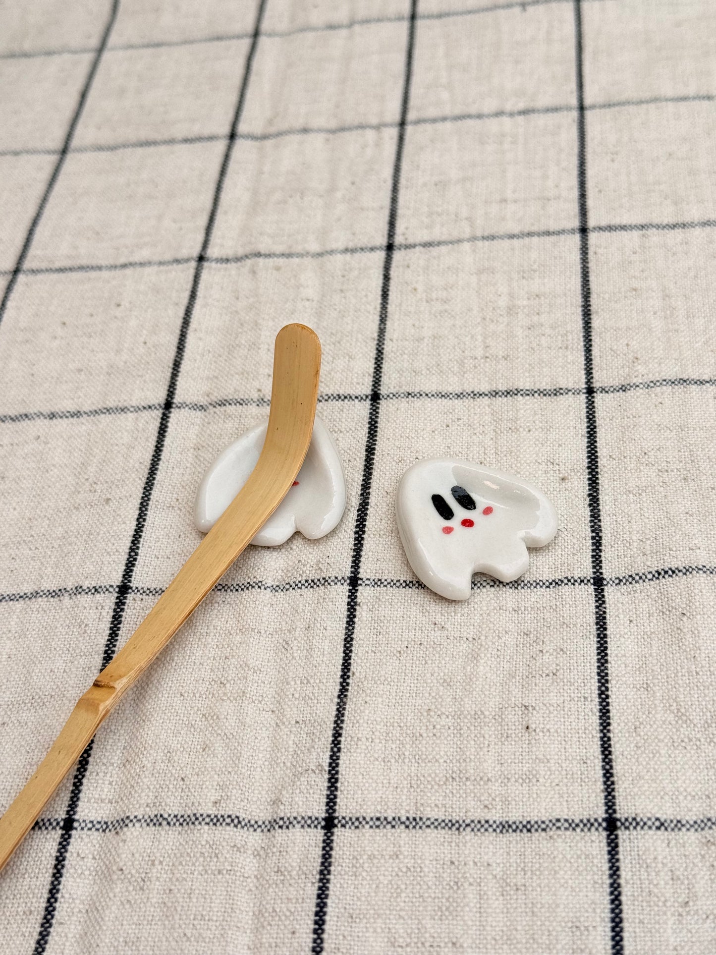 Ghost Chashaku & chopstick holder