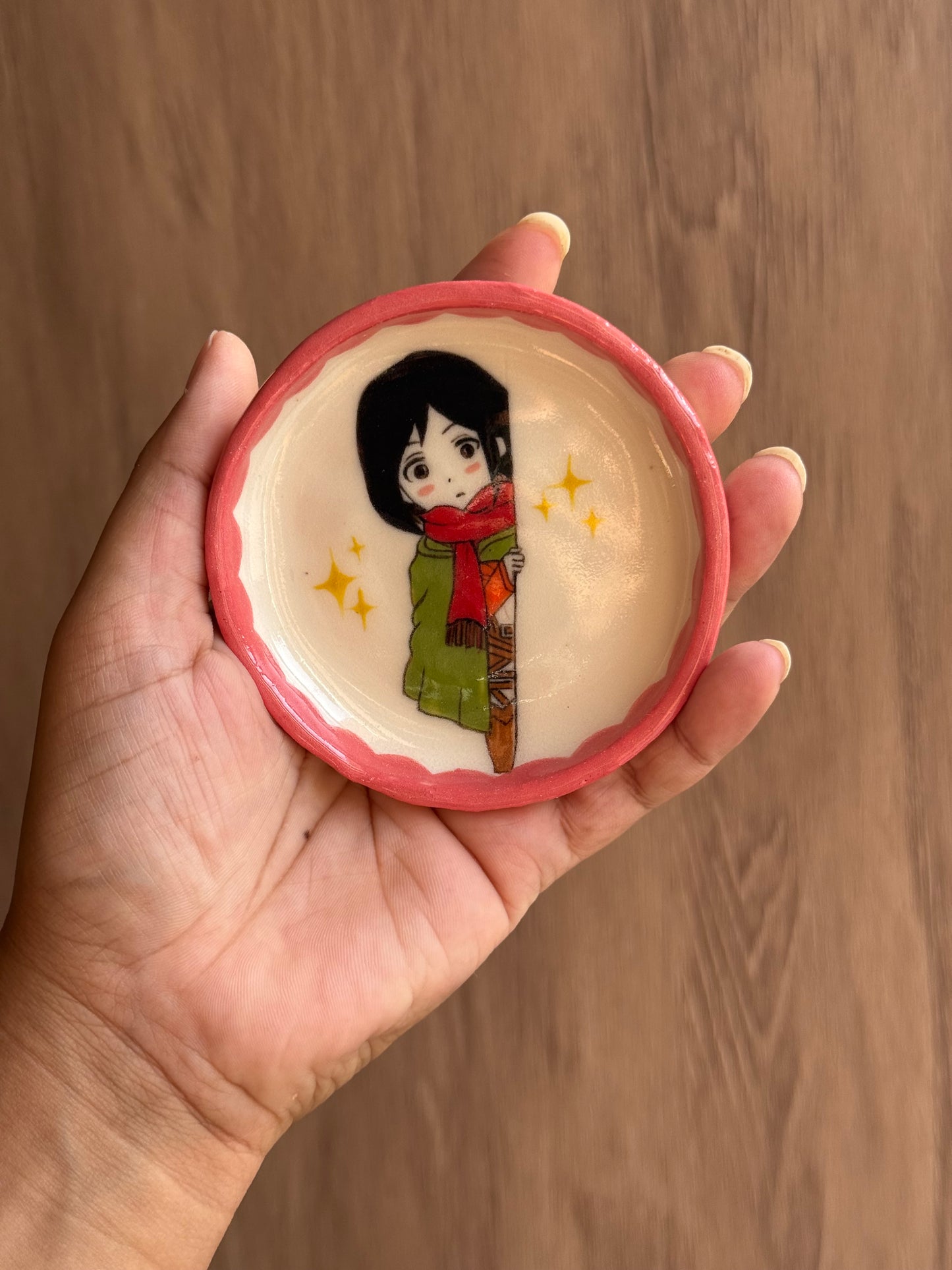 Aot Mikasa trinket tray