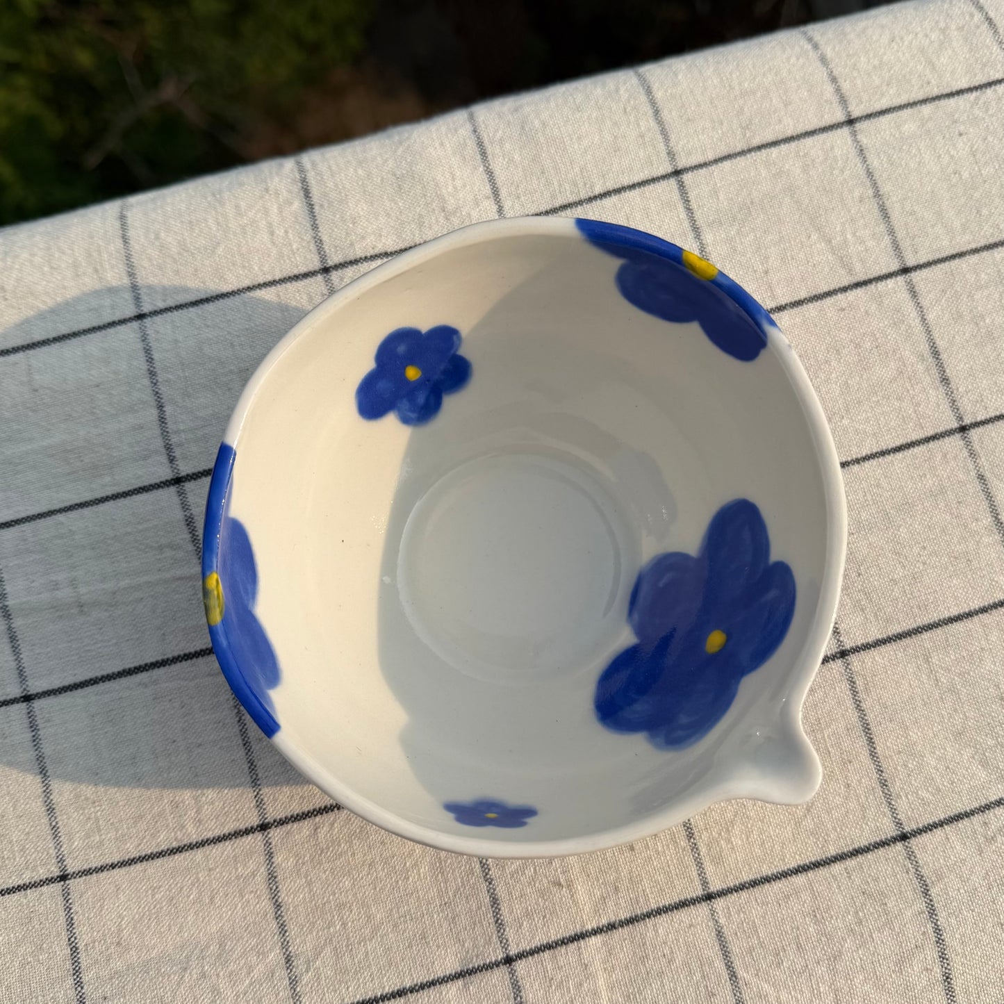 Blue flower matcha pourer( discounted)