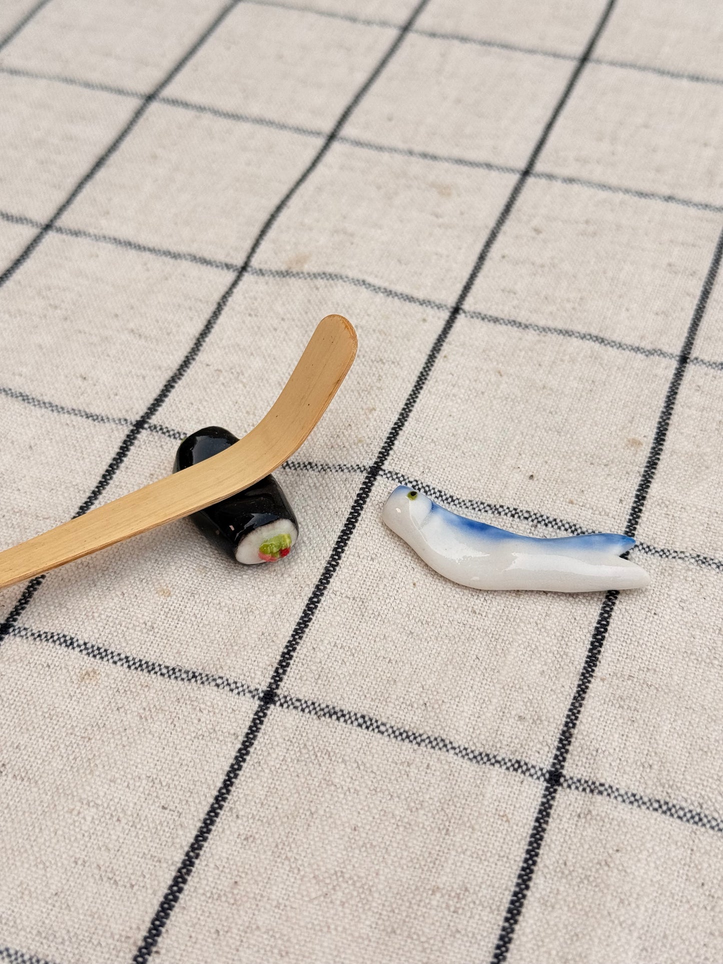 Fish Chashaku & Chopstick holder