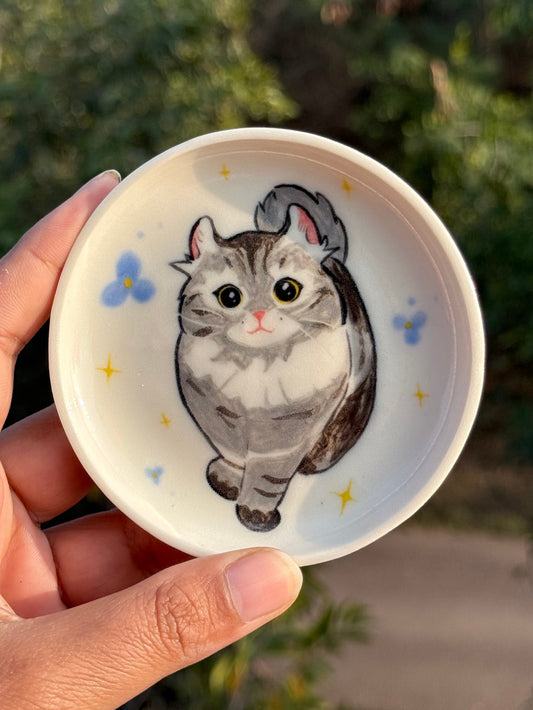 Cat trinket plate