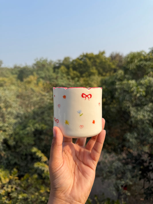 Valentines coffee tumbler