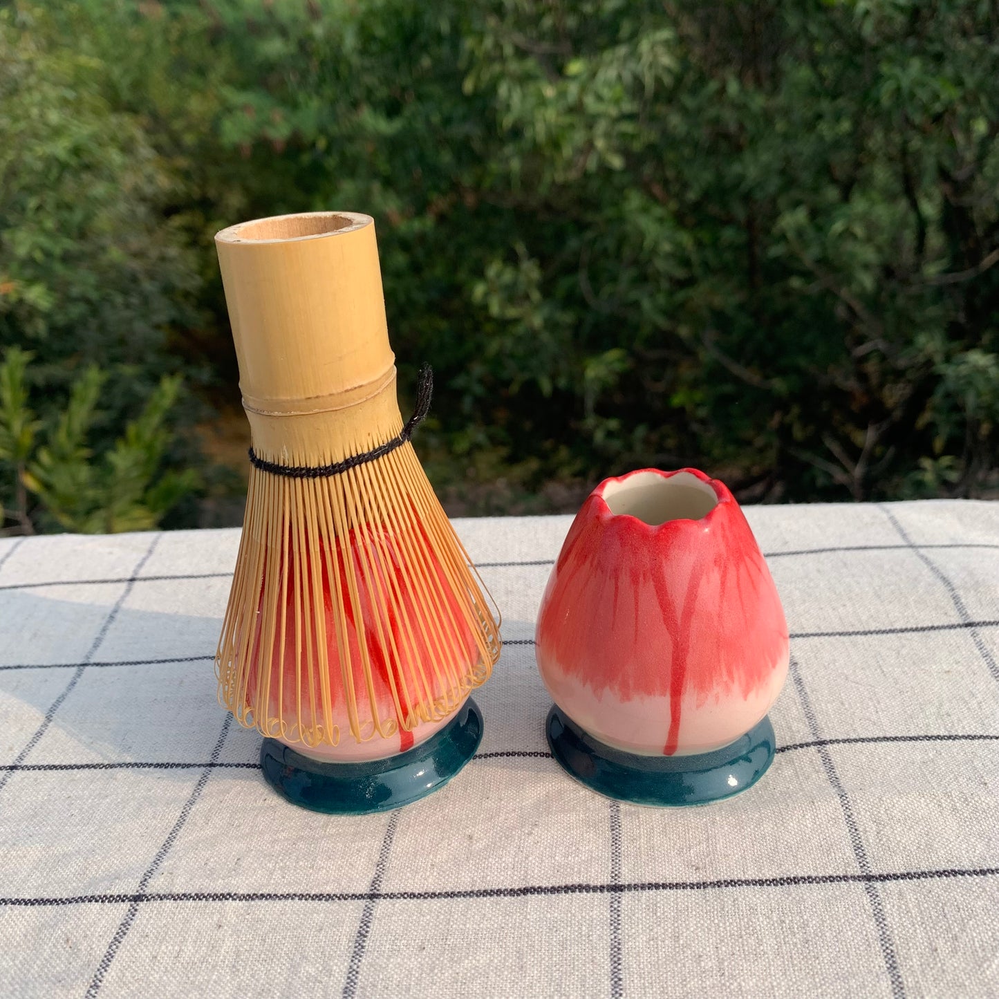 Rose Flower whisk holder