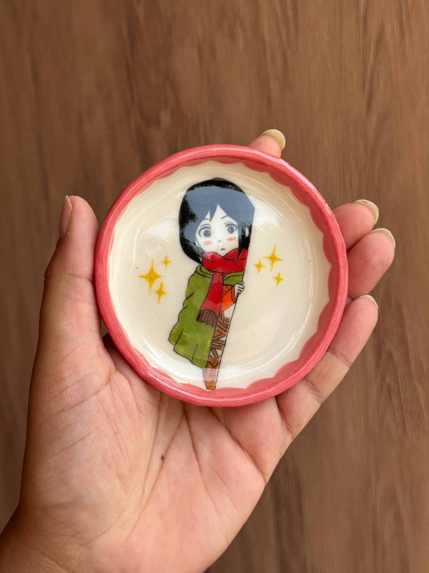 Aot Mikasa trinket tray