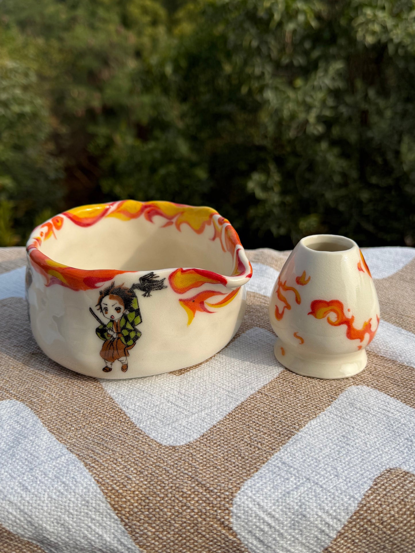 Demon slayer matcha set