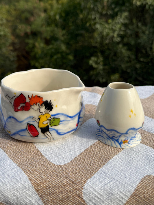 Ponyo matcha set