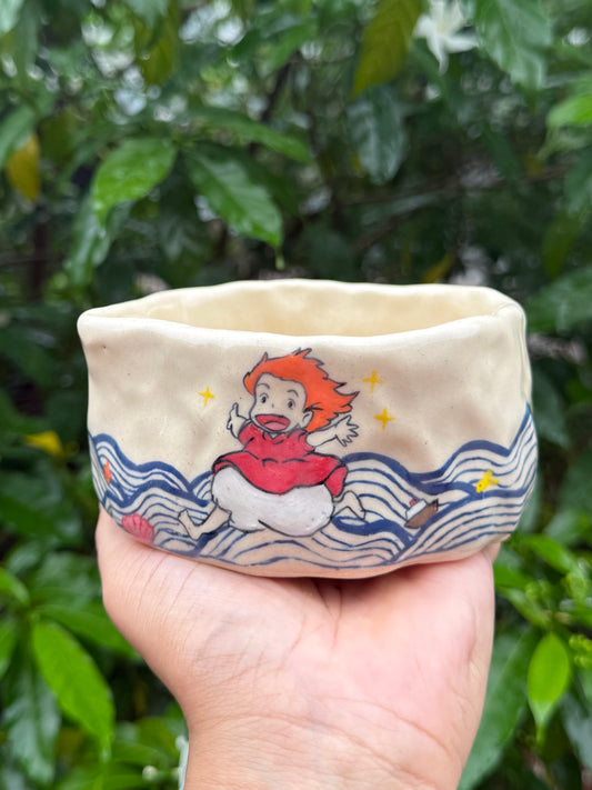 Ponyo matcha pourer + spoon holder