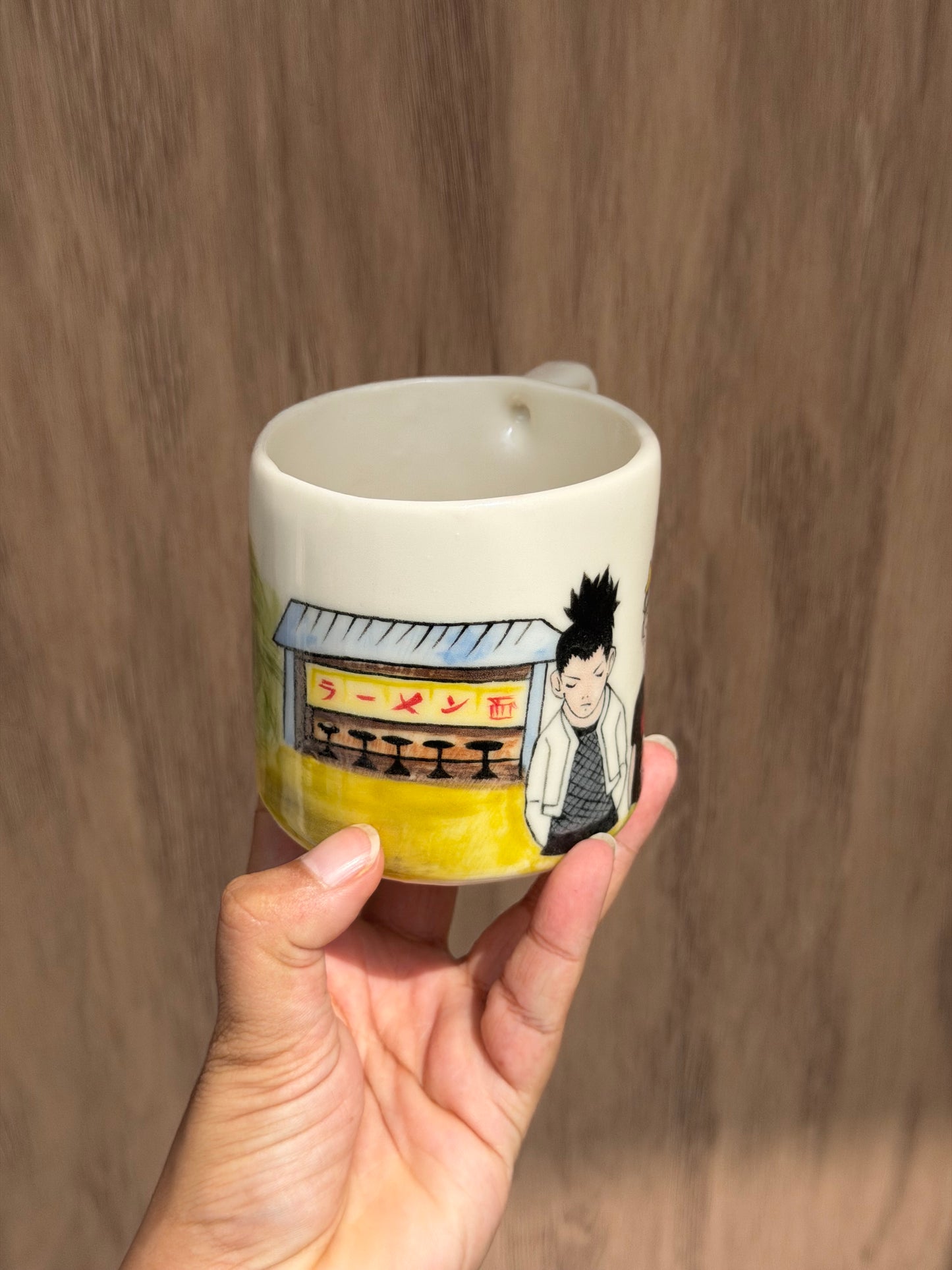 Naruto village life mug