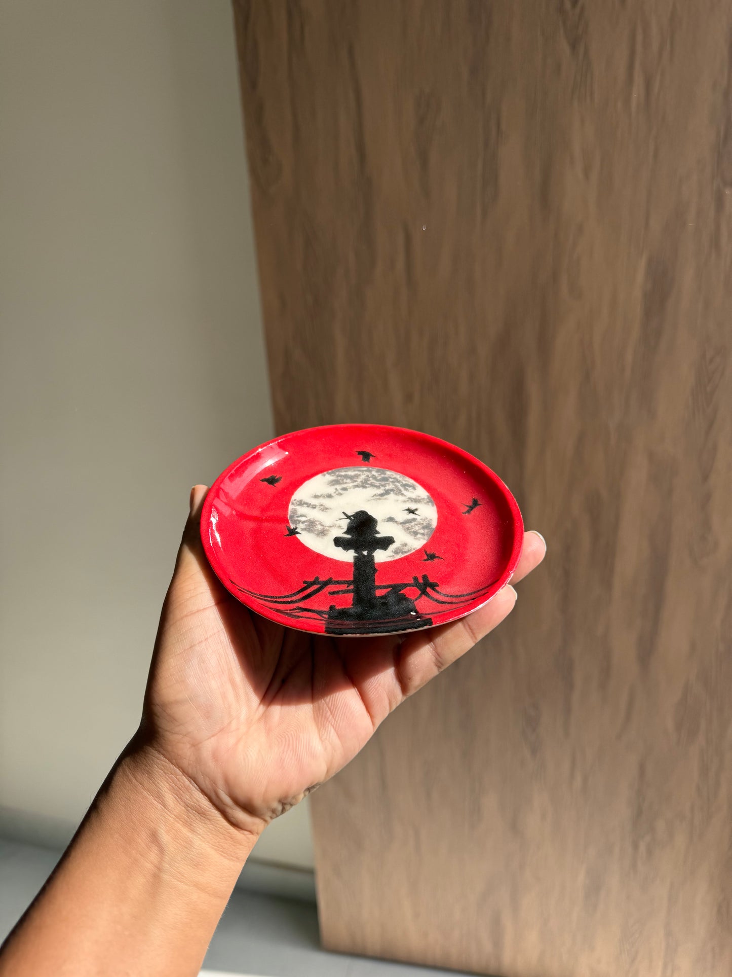 Itachi Plate ( has a little glaze defect)