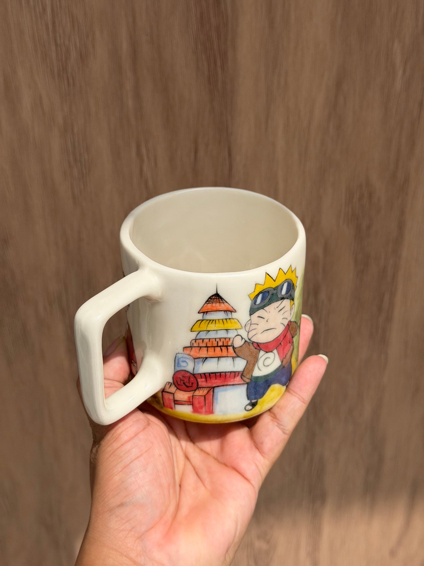 Naruto village life mug