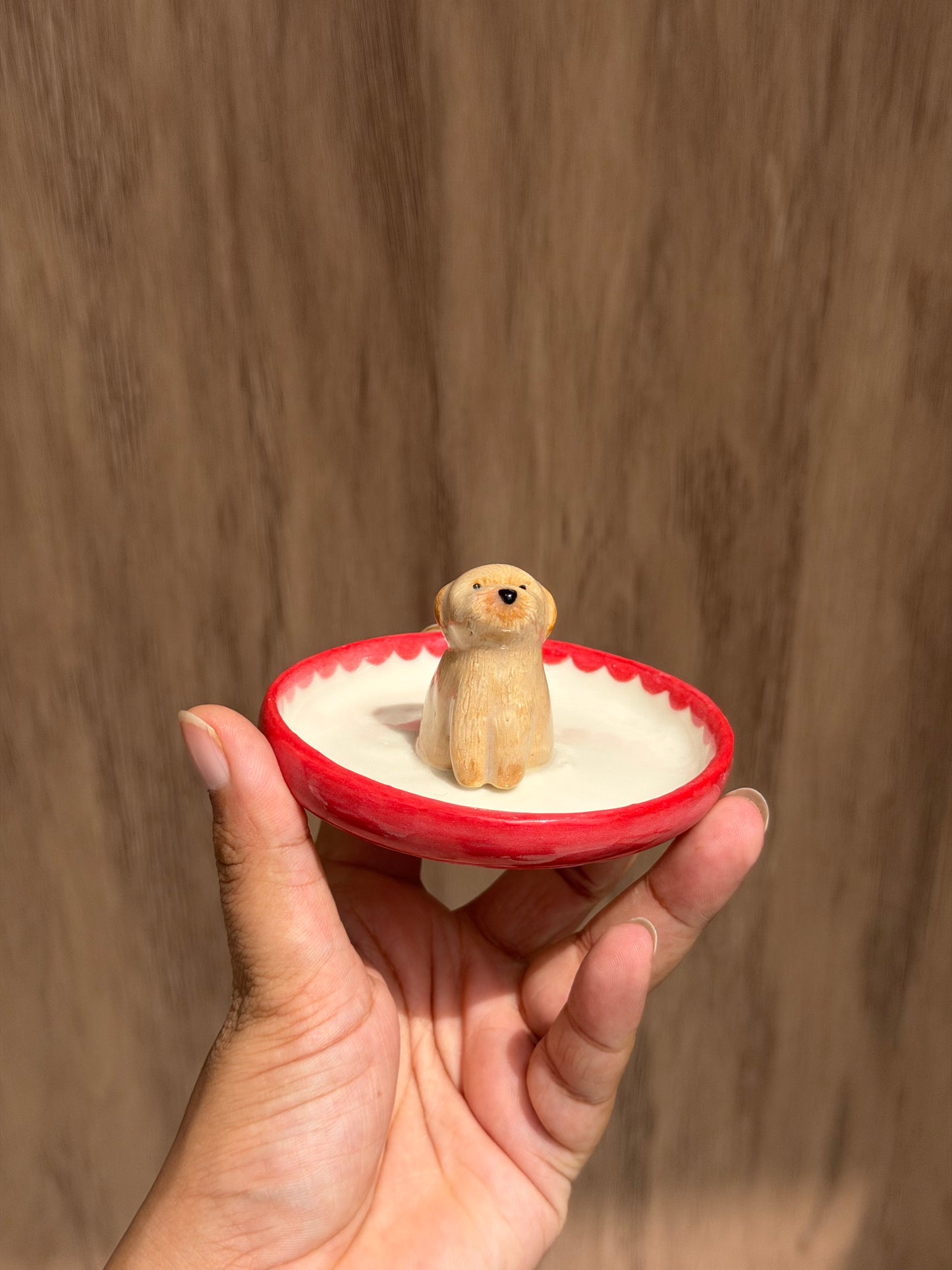Poodle trinket tray