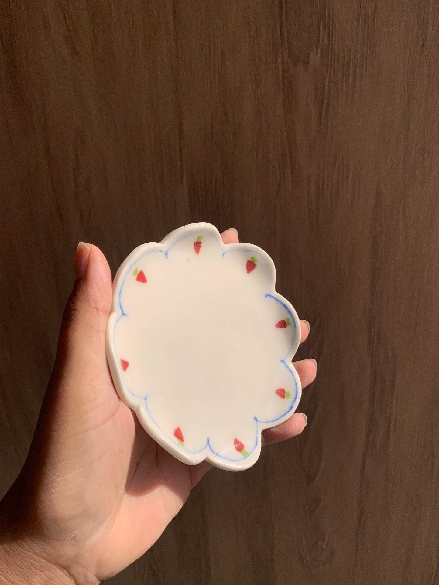 Strawberry trinket tray