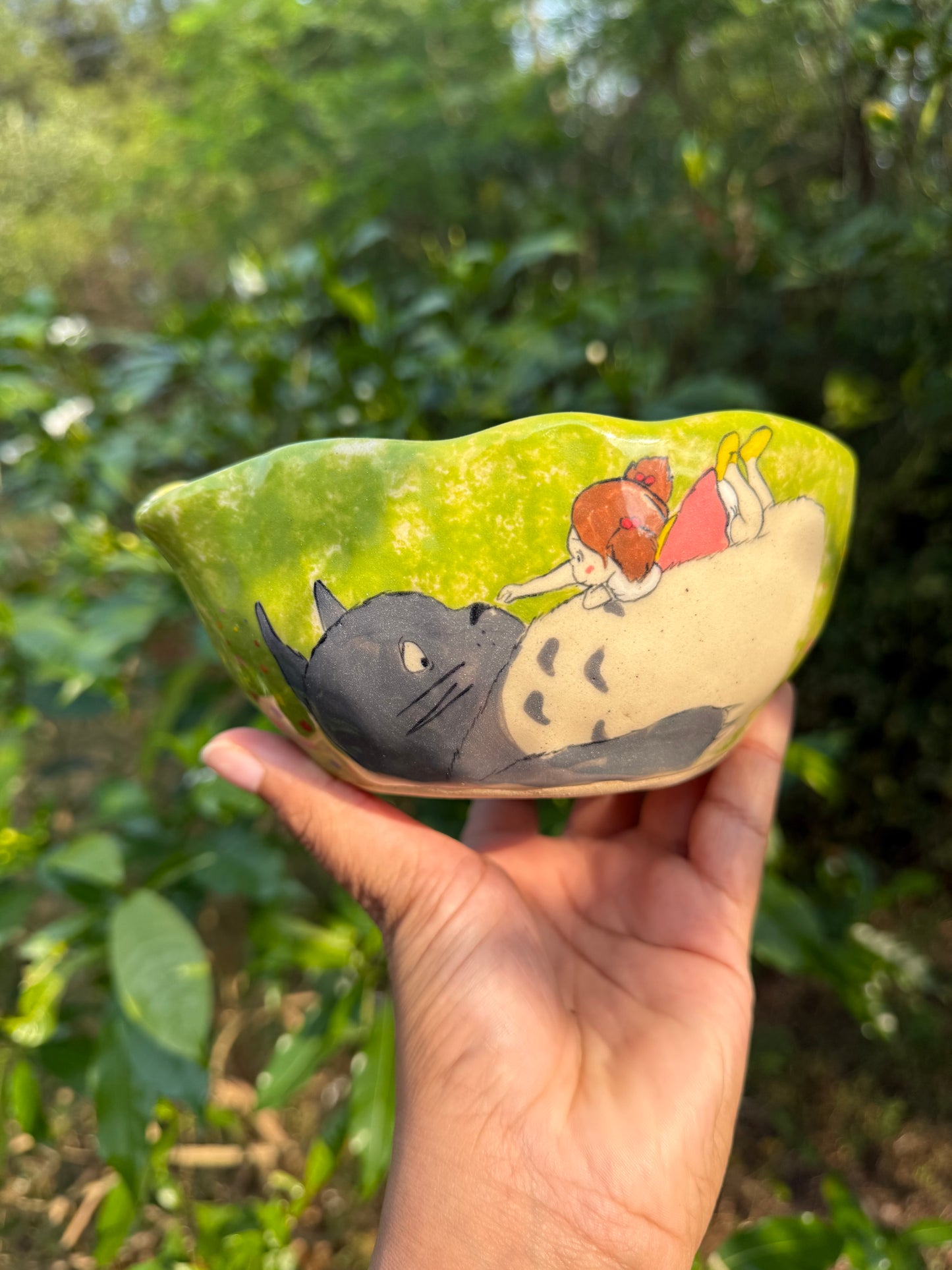 Totoro matcha Pourer+ holder