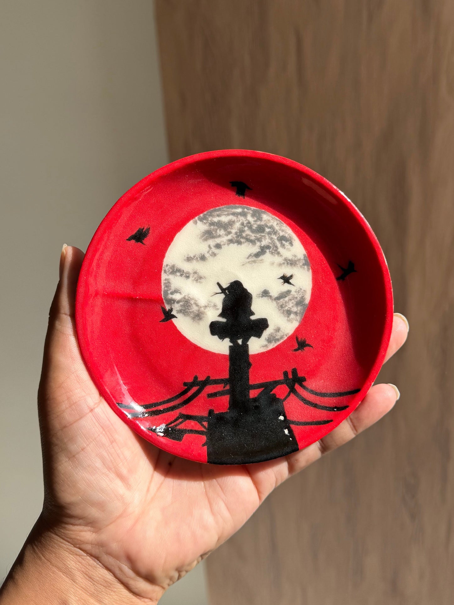 Itachi Plate ( has a little glaze defect)
