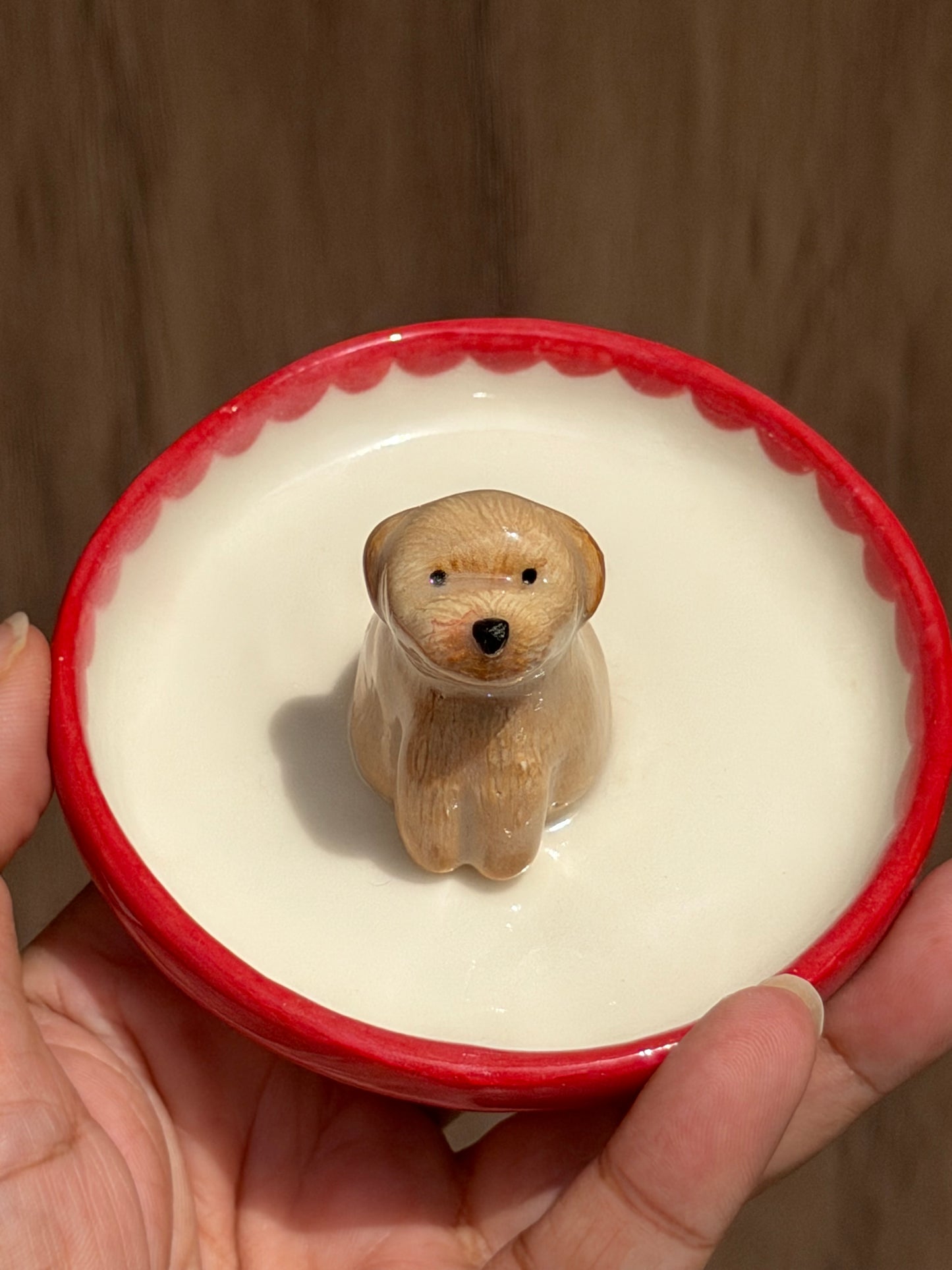 Poodle trinket tray