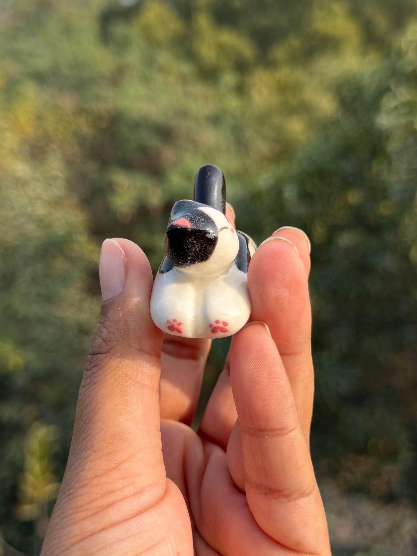 Black cat chopstick & Chashaku holder