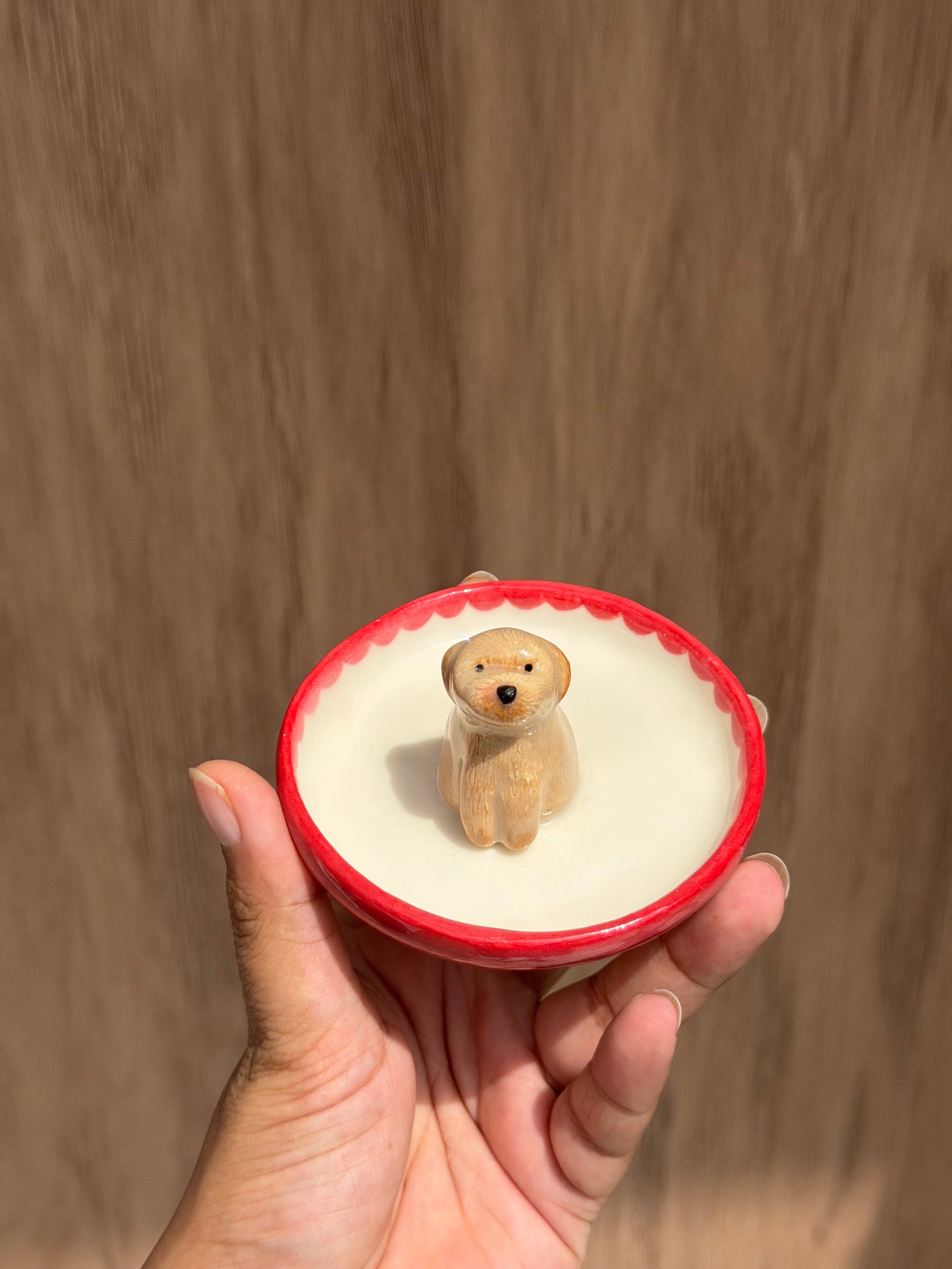 Poodle trinket tray