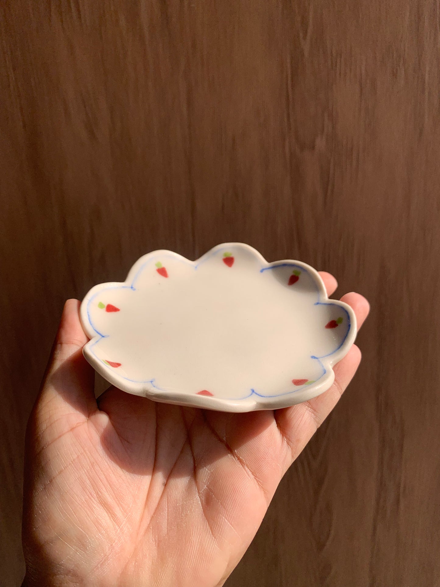 Strawberry trinket tray