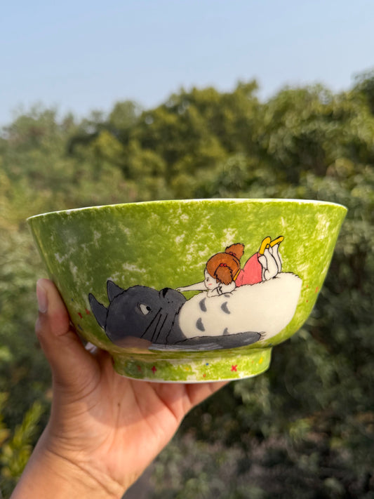 Totoro ramen bowl