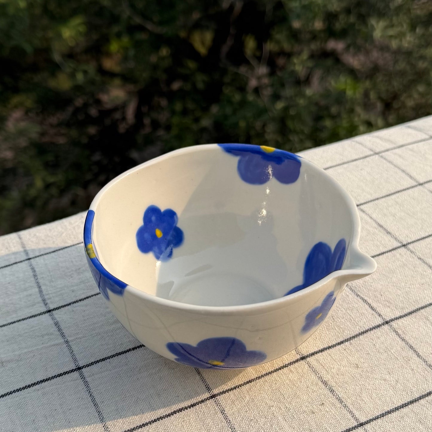 Blue flower matcha pourer( discounted)
