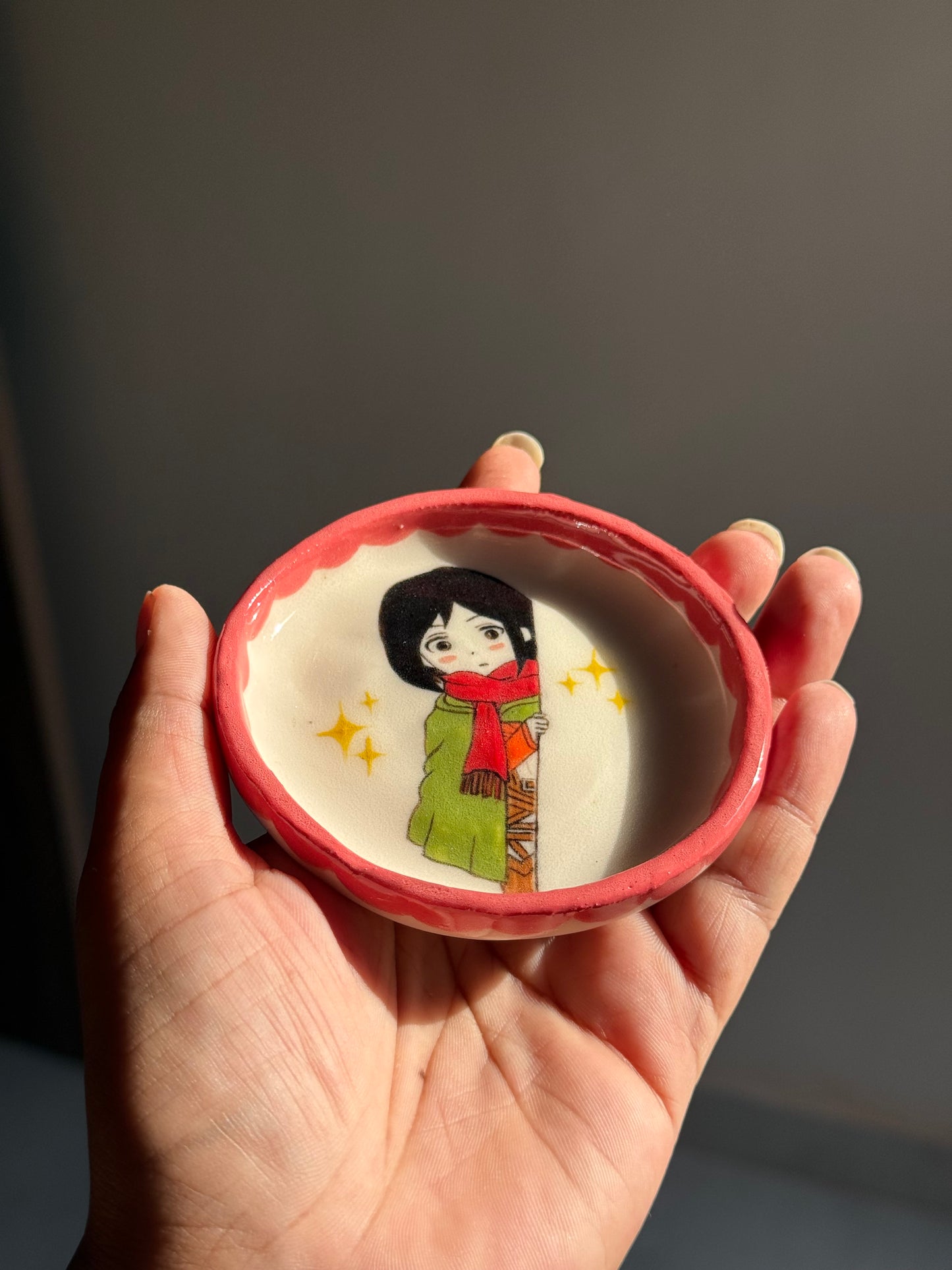 Aot Mikasa trinket tray