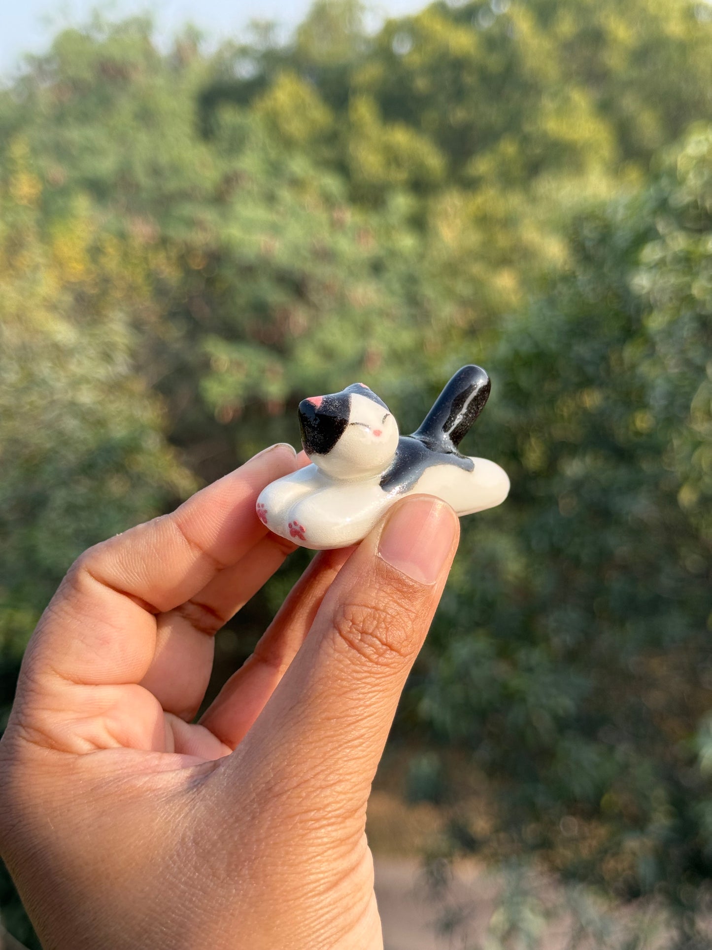 Black cat chopstick & Chashaku holder