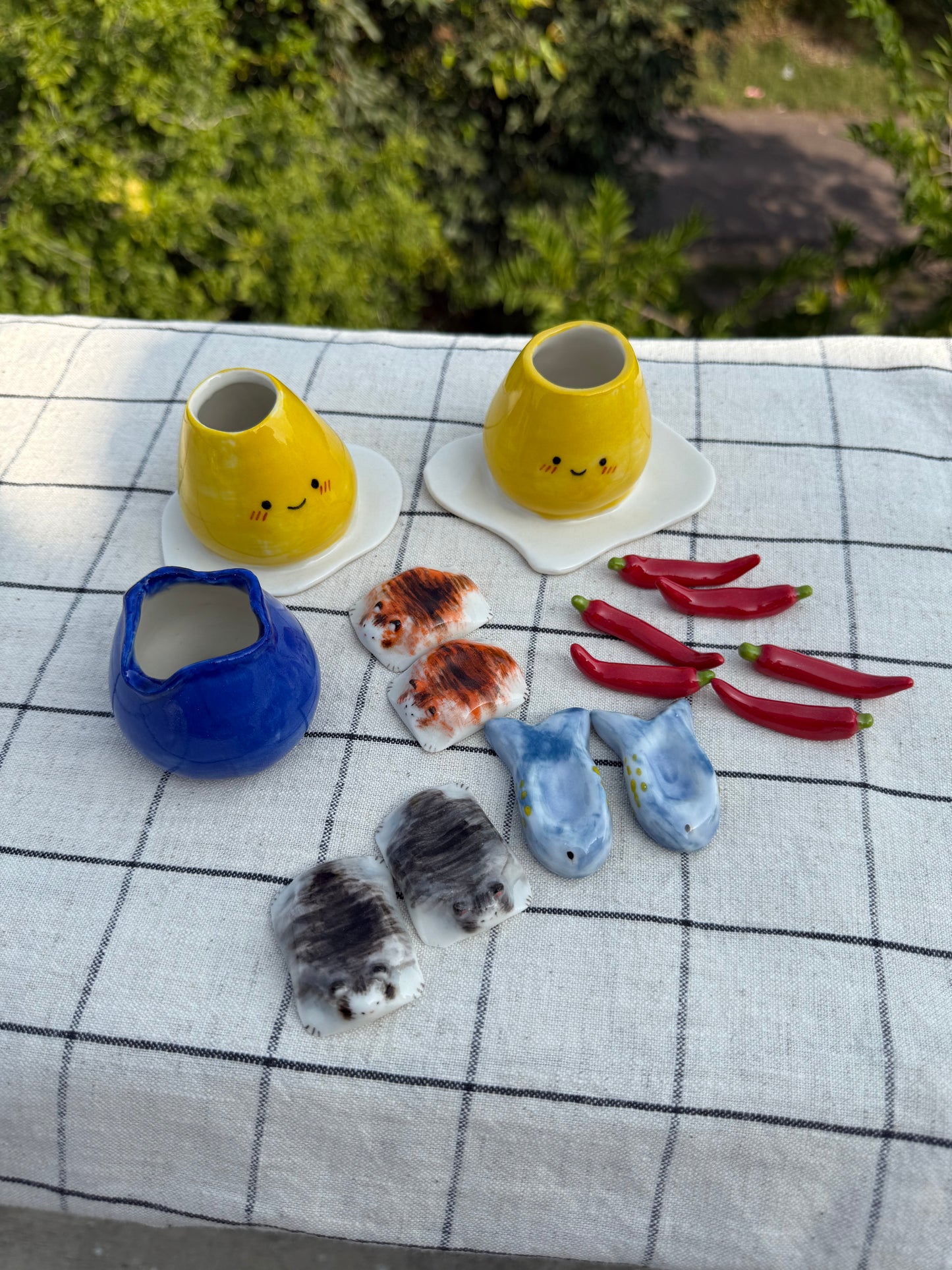 Chilli 🌶️ Chashaku & chopstick holder