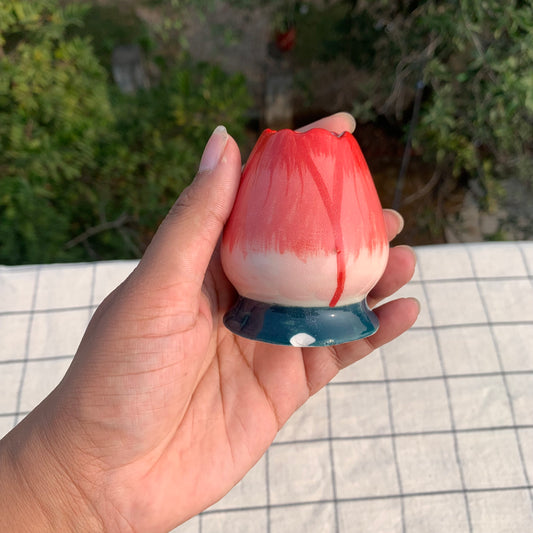 Rose Flower whisk holder(discounted)