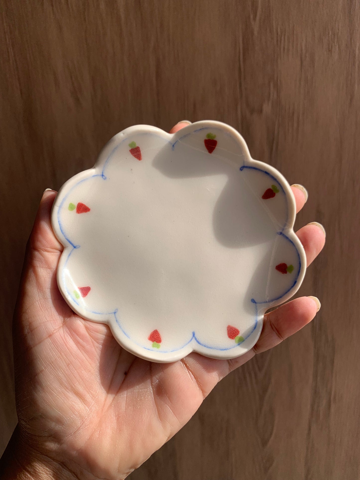 Strawberry trinket tray
