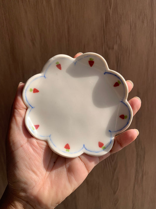 Strawberry trinket tray