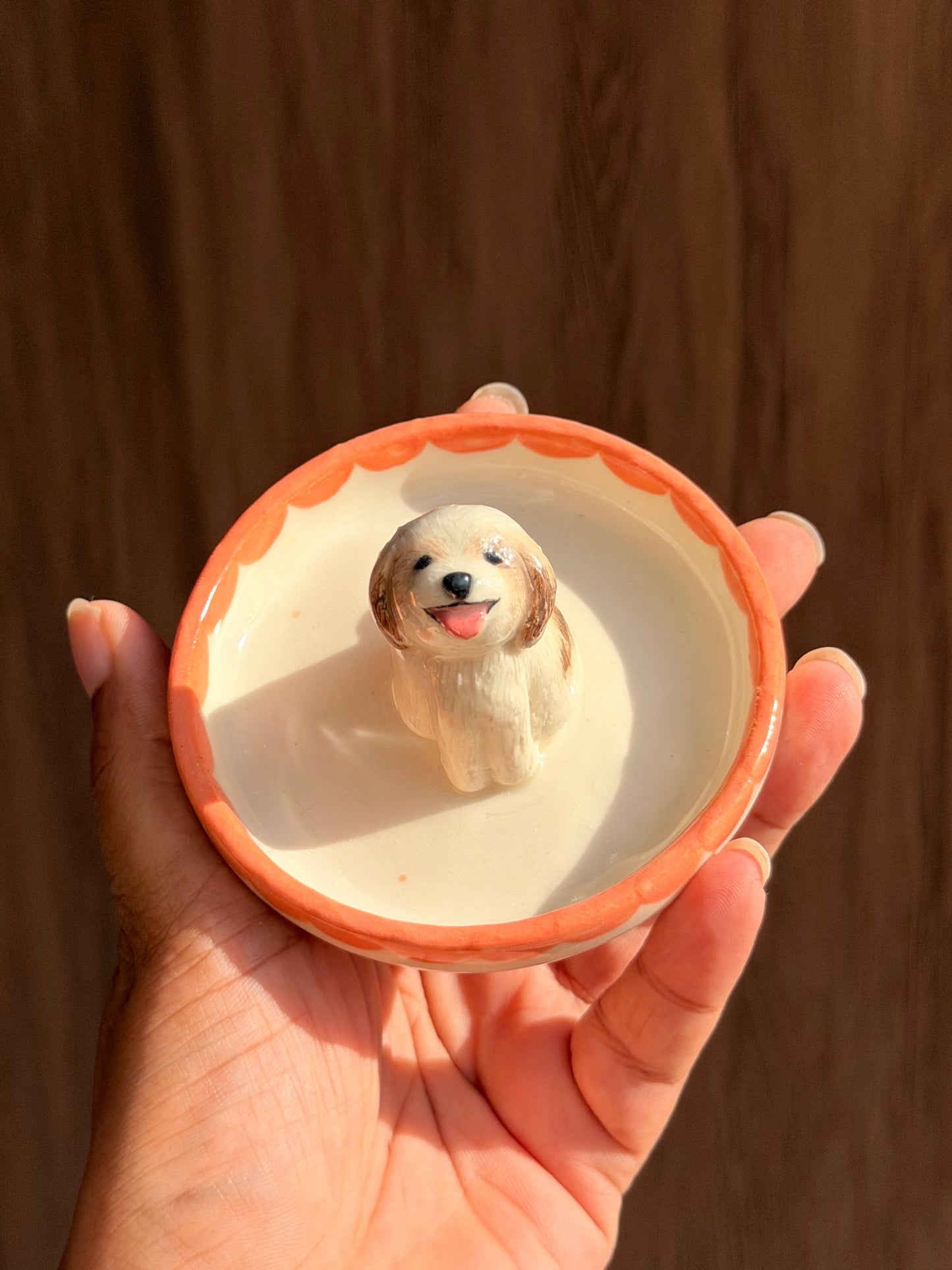 Shitzu dog trinket