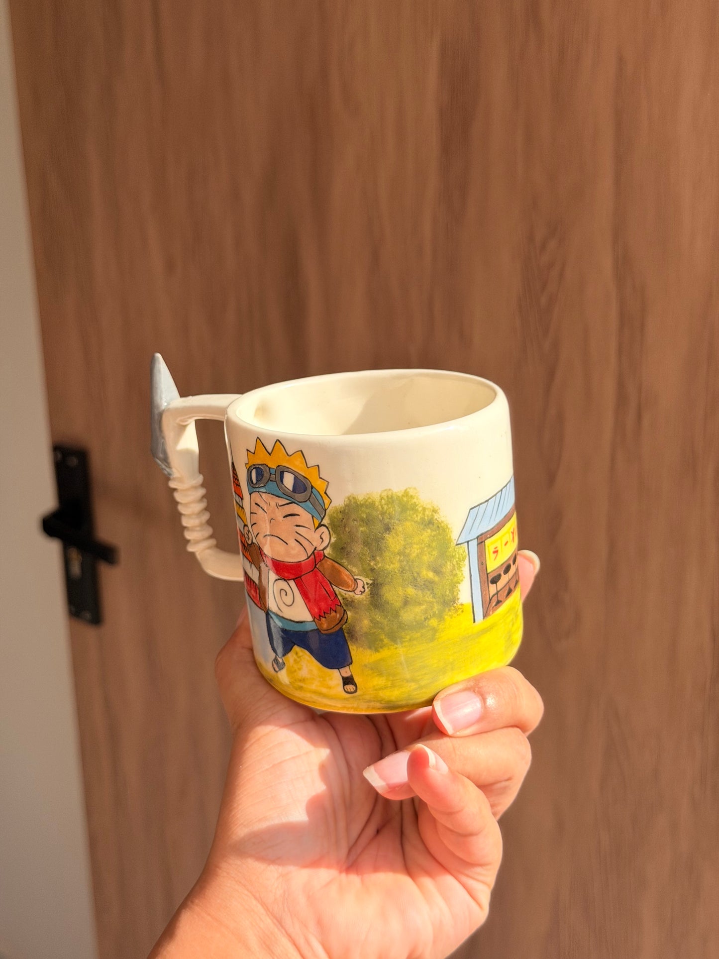 Naruto village life mug
