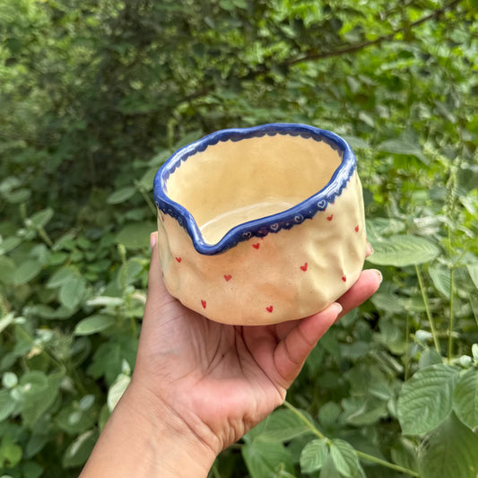 Hearts matcha pourer