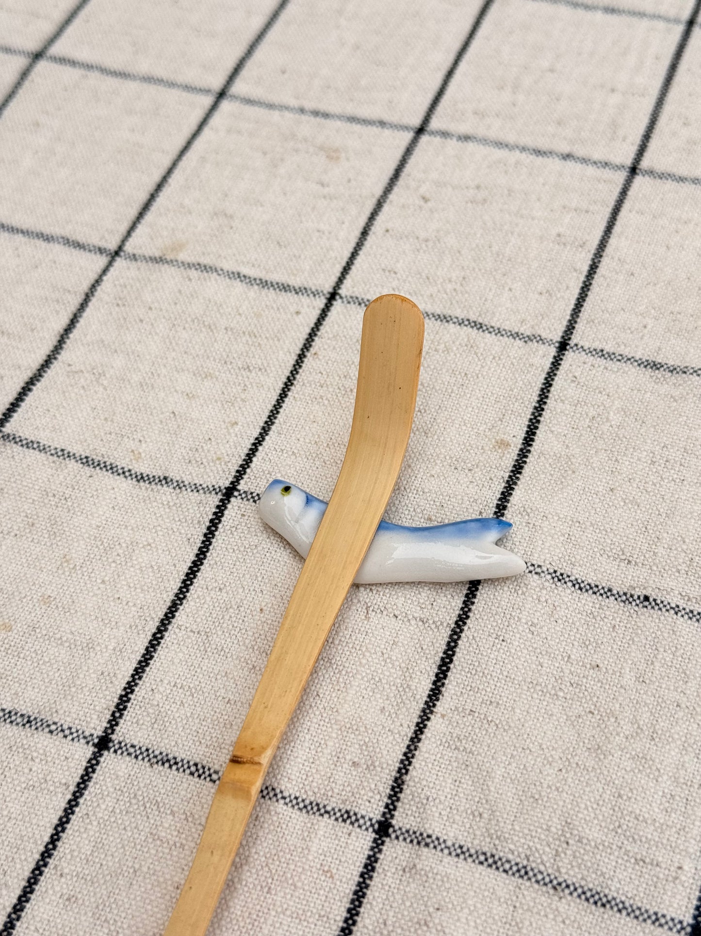 Fish Chashaku & Chopstick holder