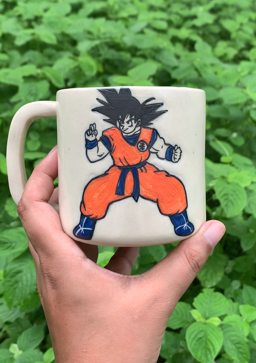 Goku ceramic mug