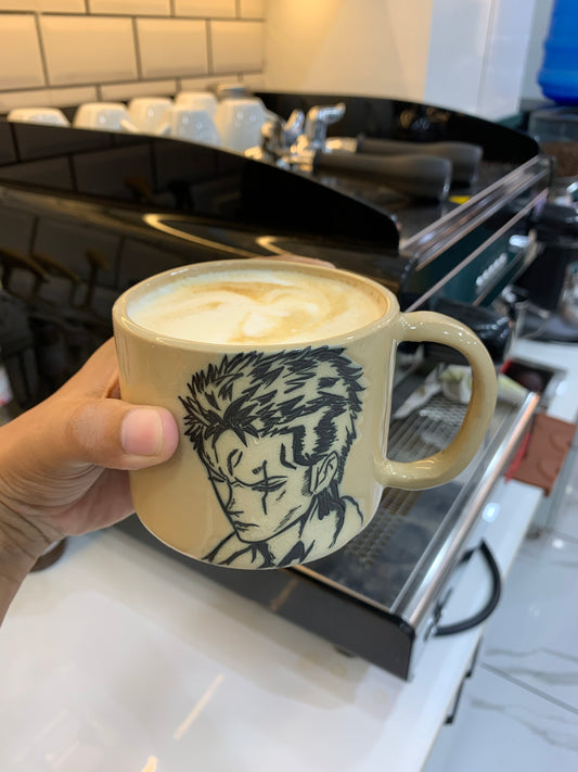 Zoro One Piece Handmade Ceramic  Mug