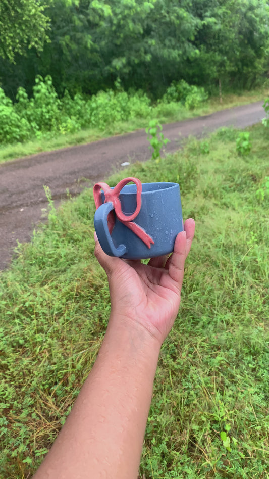 Blue BOW Mug