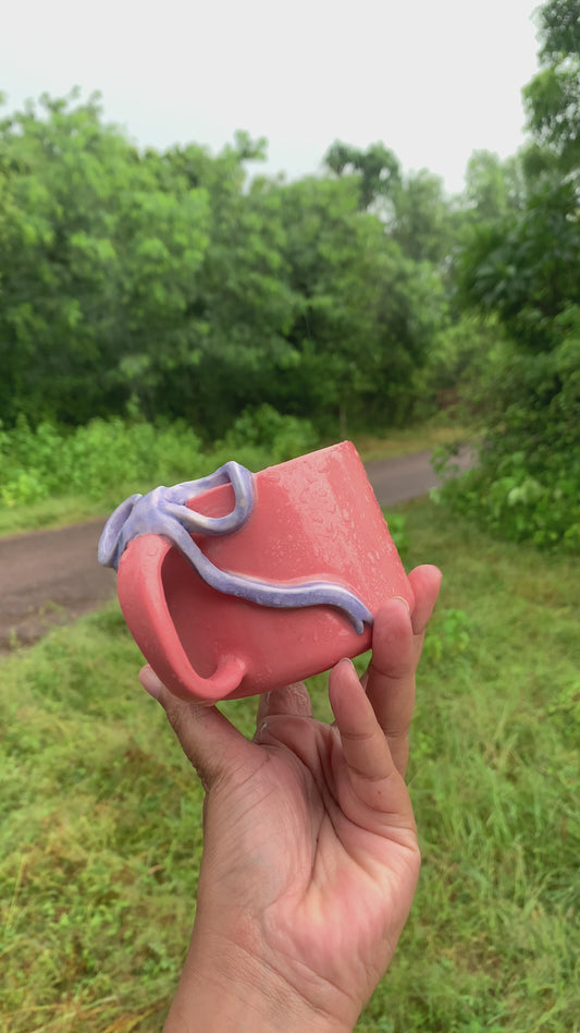 Lavender BOWS Mug